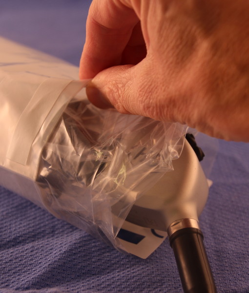 Laparoscopic camera drape VetOvation