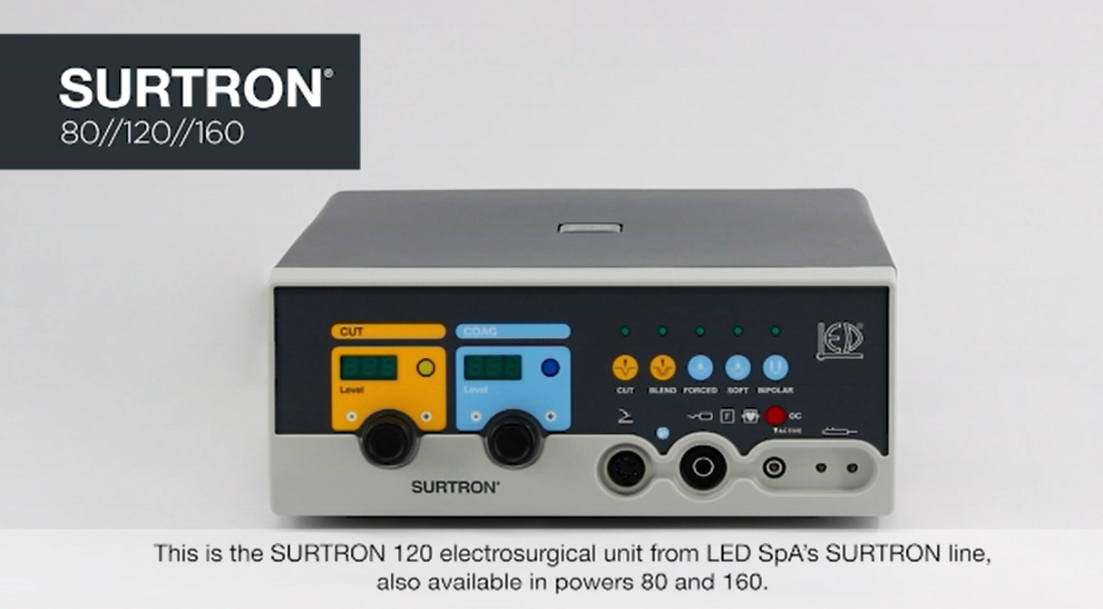 Surtron 160 Electrosurgery Generator Setup