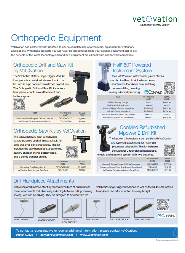 Shop Patterson Catalog and Vet Instruments VetOvation