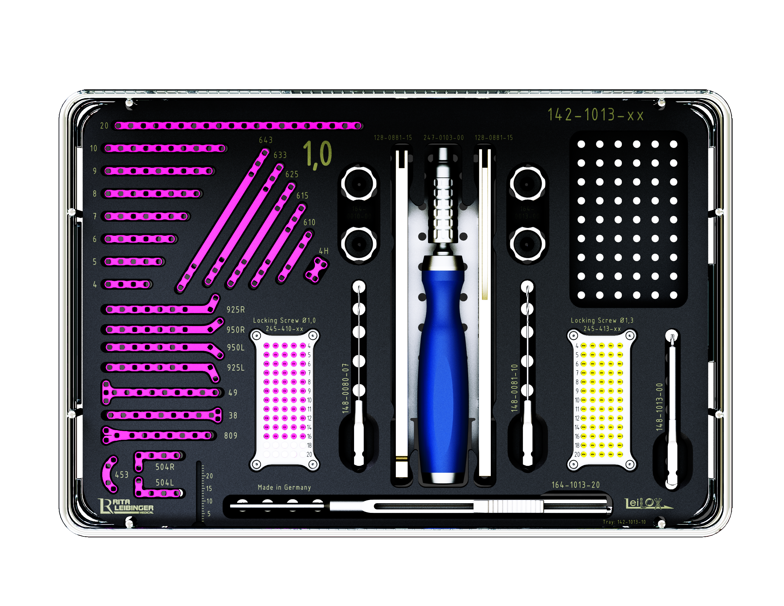 NANO Fracture Titanium Plating System-1.0mm/1.3mm